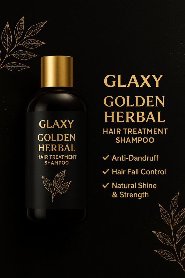 Glaxy Golden Herbal Hair Treatment Shampoo